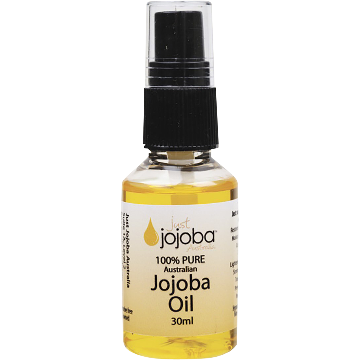 Just Jojoba - Pure Australian Jojoba Oil 30ml front view