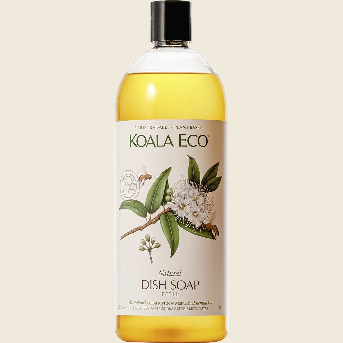 Koala Eco Dish Soap Lemon Myrtle & Mandarin 1L Front