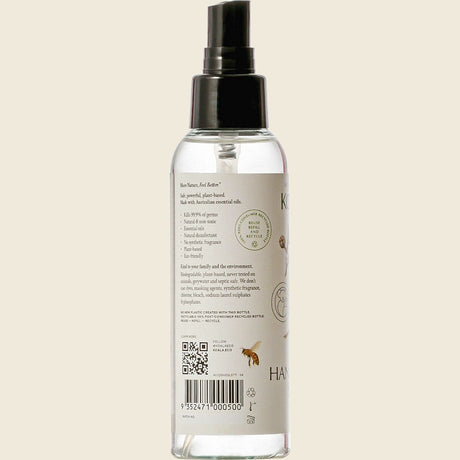 Koala Eco Natural Hand & Surface Sanitiser Lemon Scented Tea Tree 125ml Back