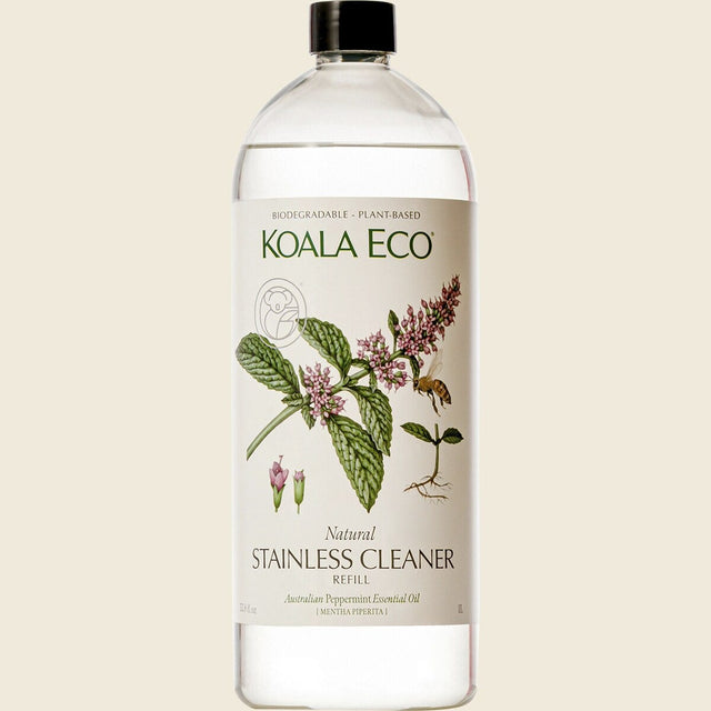 Koala Eco Stainless Steel Cleaner Peppermint 1L Front