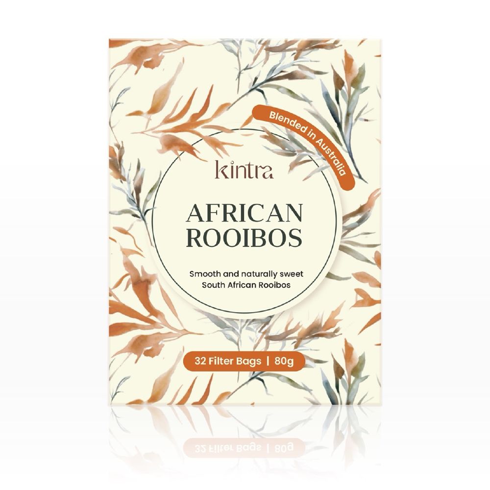 Kintra Foods Rooibos African Teabags 80g x 32 pack – Organics on a Budget