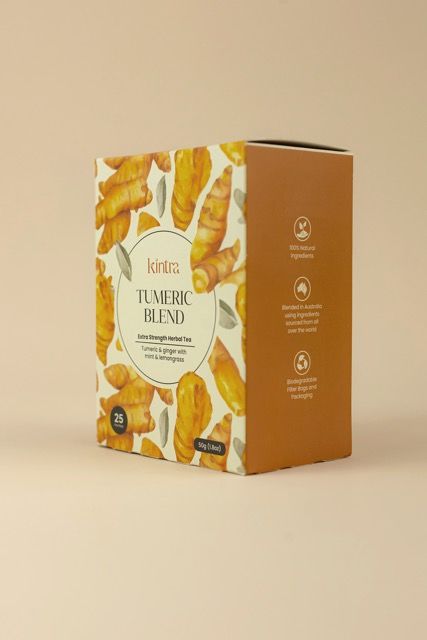 Kintra Foods Turmeric Tea Bags (25 bags) - 50g