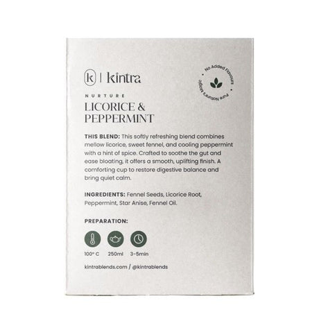 Kintra Foods Herbal Tea Bags Licorice & Peppermint Tea 25 pack
