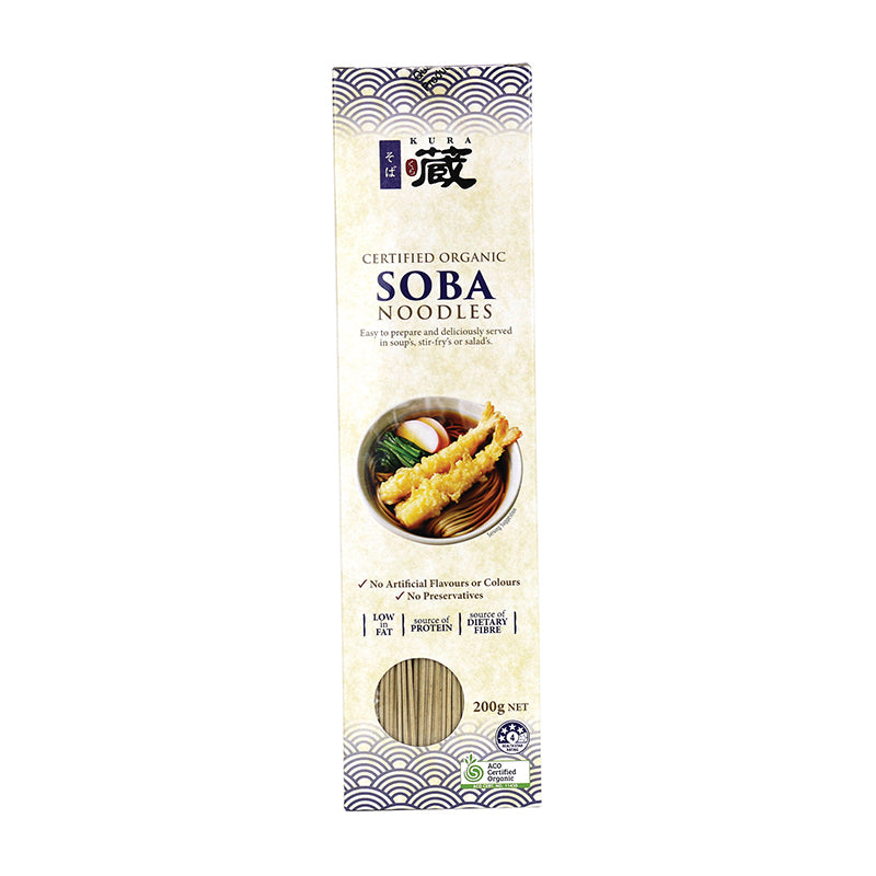 Kura Certified Organic Soba Noodles 200g