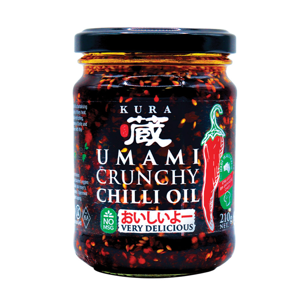 Kura Umami Crunchy Chilli Oil 210g