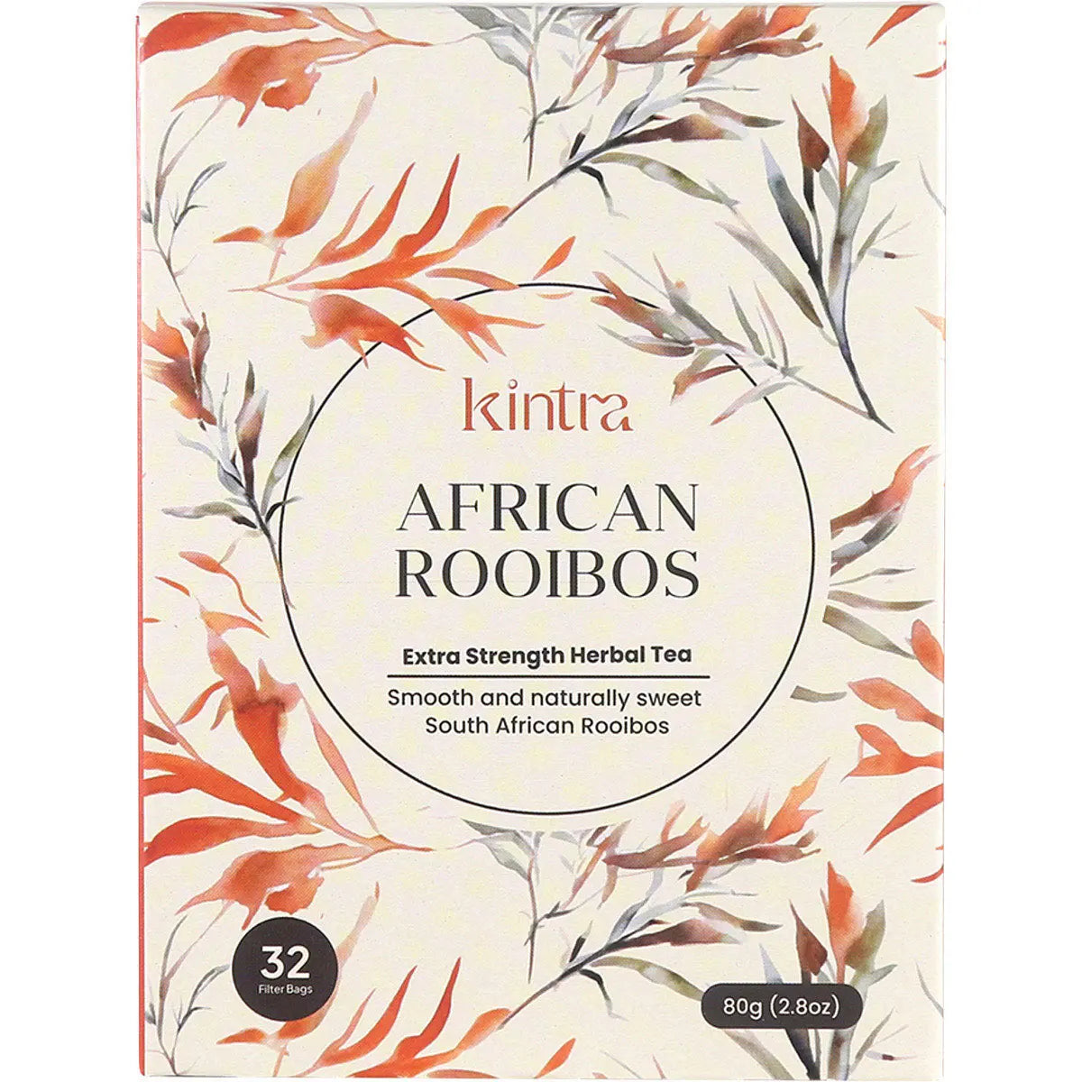 Kintra Foods Rooibos African Tea Bags (32)- 80g