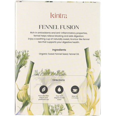 Kintra Herbal Tea Bags Fennel Fusion 25pk
