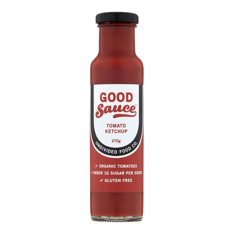 Undivided Food Co Good Sauce Tomato Ketchup 12x270g front