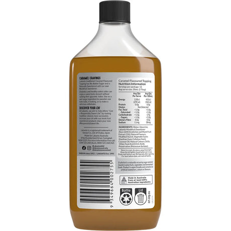 Lakanto Caramel Flavoured Topping with Monkfruit Sweetener 360ml