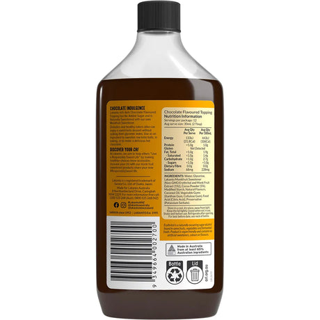 Lakanto Chocolate Flavoured Topping with Monkfruit Sweetener 360ml