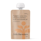 Little Harvesters Puree Pouch Pumpkin Carrot & Kale - Pack of 6x120g