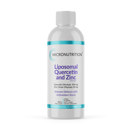 Micronutrition Liposomal Quercetin & Zinc 200ml Front