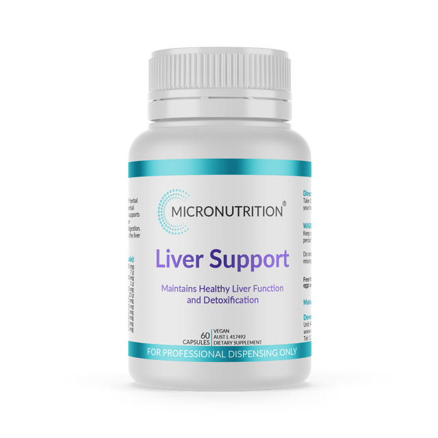 Micronutrition Liver Support 60 Vege Caps Front