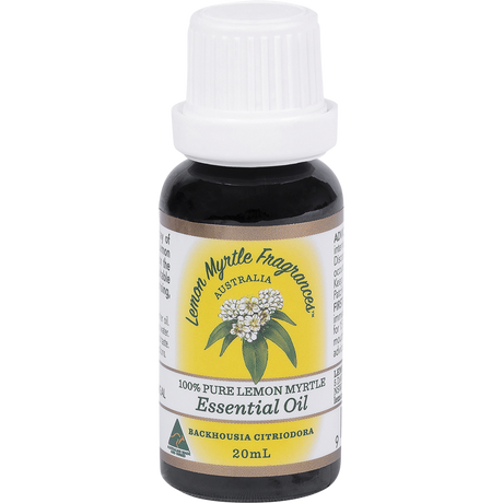 Lemon Myrtle Fragrances Essential Oil (100%) 20ml front view