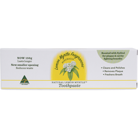 Lemon Myrtle Fragrances Toothpaste Lemon Myrtle 150g front view