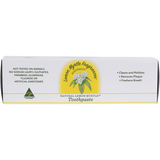 Lemon Myrtle Fragrances Toothpaste Lemon Myrtle 150g top view