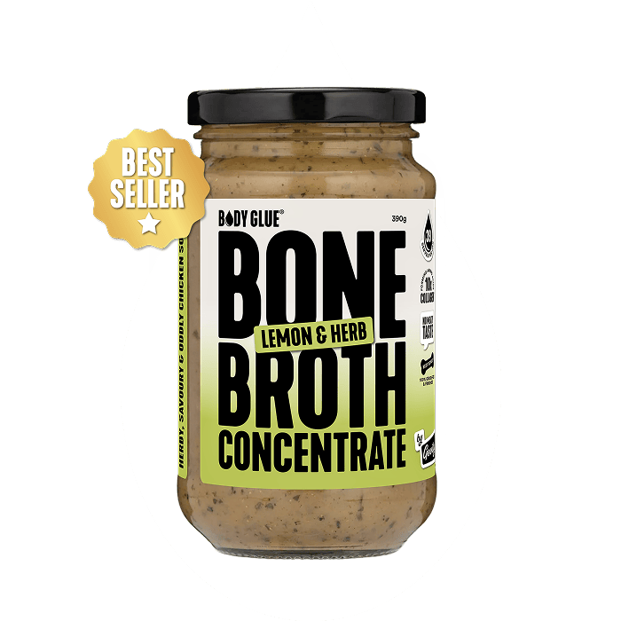 Gevity Rx Lemon & Herb Bone Broth Concentrate 390g front packaging