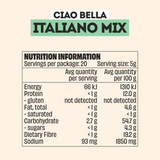 Mingle Italiano Mix All Natural Seasoning 100g Nutritional Information