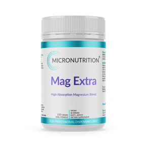 Micronutrition Mag Extra Powder 150g Front
