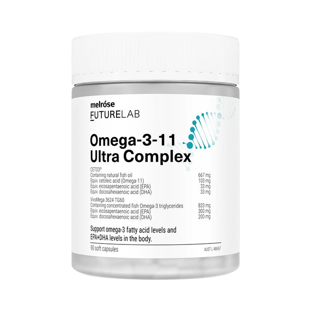 Melrose FutureLab Omega 3 11 Ultra Complex 90c Front