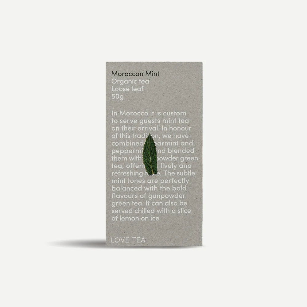 Love Tea Organic Moroccan Mint Tea Loose Leaf 50g