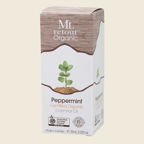 Mt Retour Peppermint Essential Oil 10ml – front product image