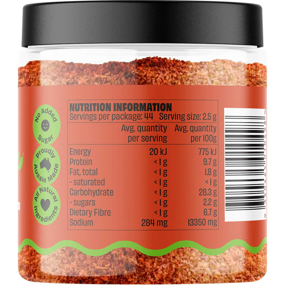 Mingle Chilli & Lime Seasoned Salts 110g - BB 10/10/26 right side