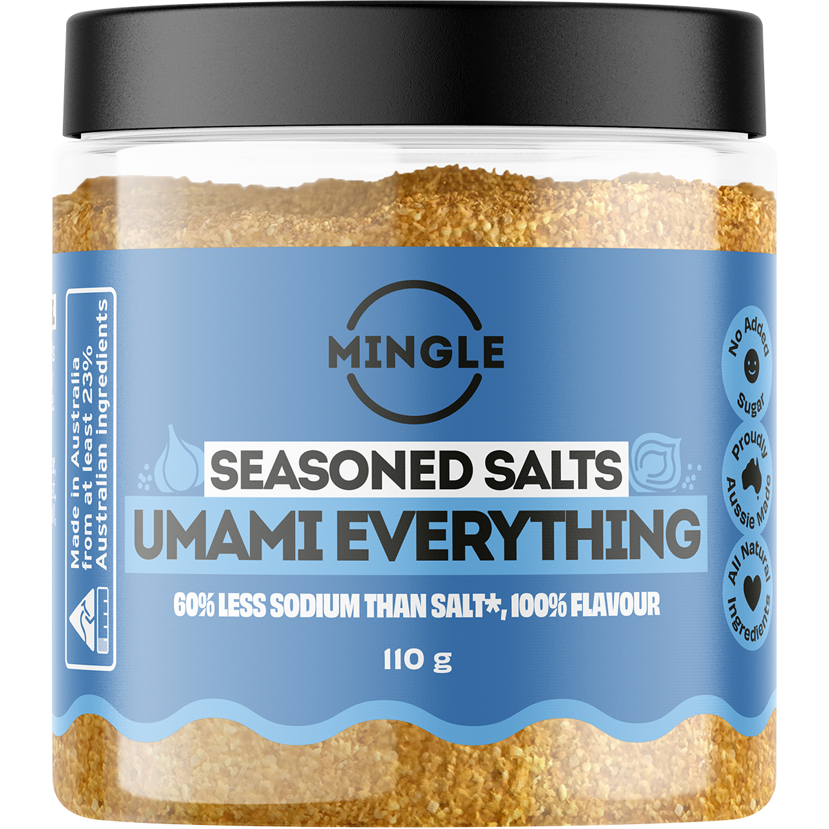 Mingle Umami Everything Seasoned Salts 110g front