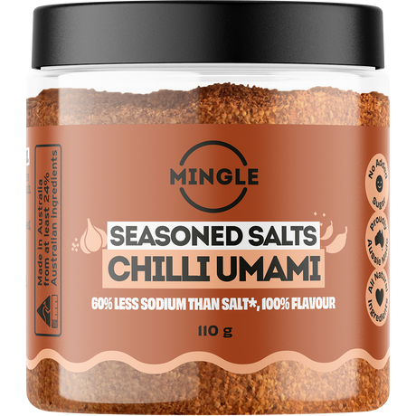 Mingle Chilli Umami Seasoned Salts 110g front