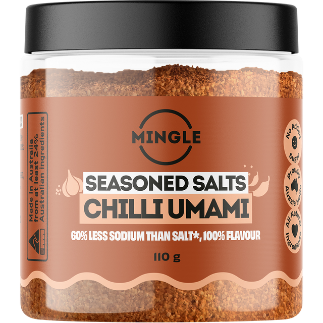 Mingle Chilli Umami Seasoned Salts 110g front