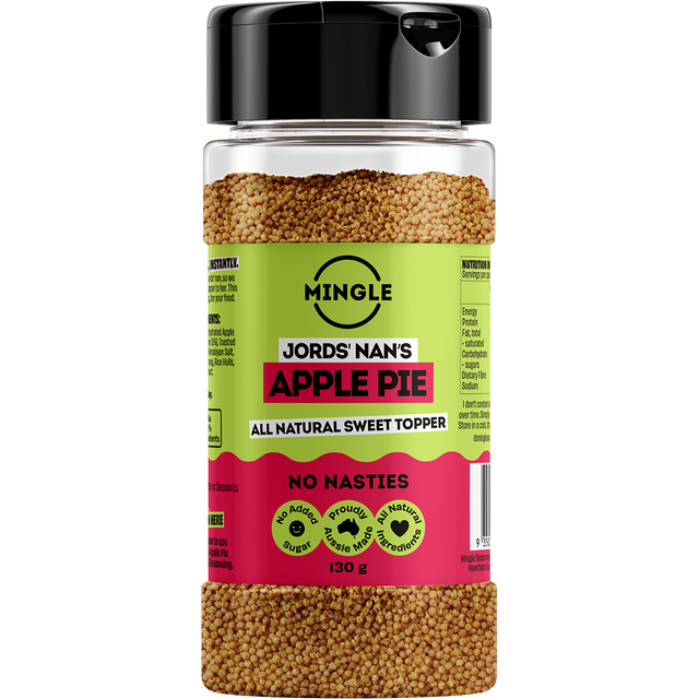 Mingle Jord's Nan's Apple Pie All Natural Sweet Topper 130g front