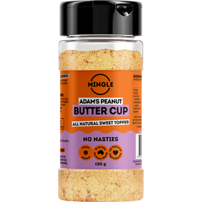 Mingle Adam's Peanut Butter Cup All Natural Sweet Topper 130g front