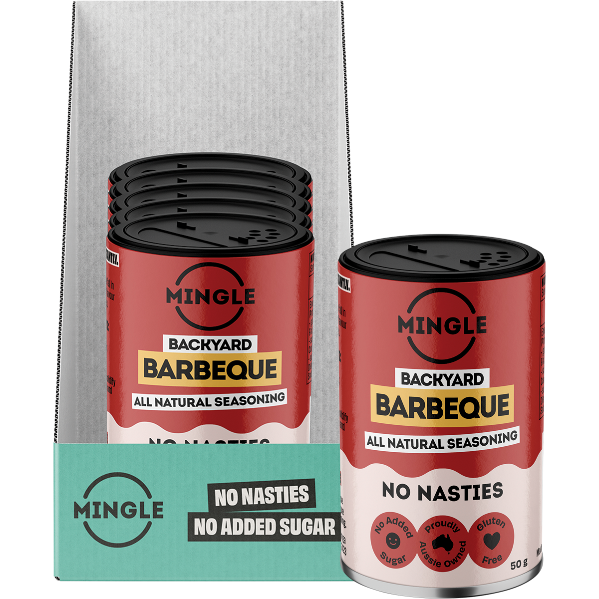Mingle Backyard Barbeque All Natural Seasoning 50g combo