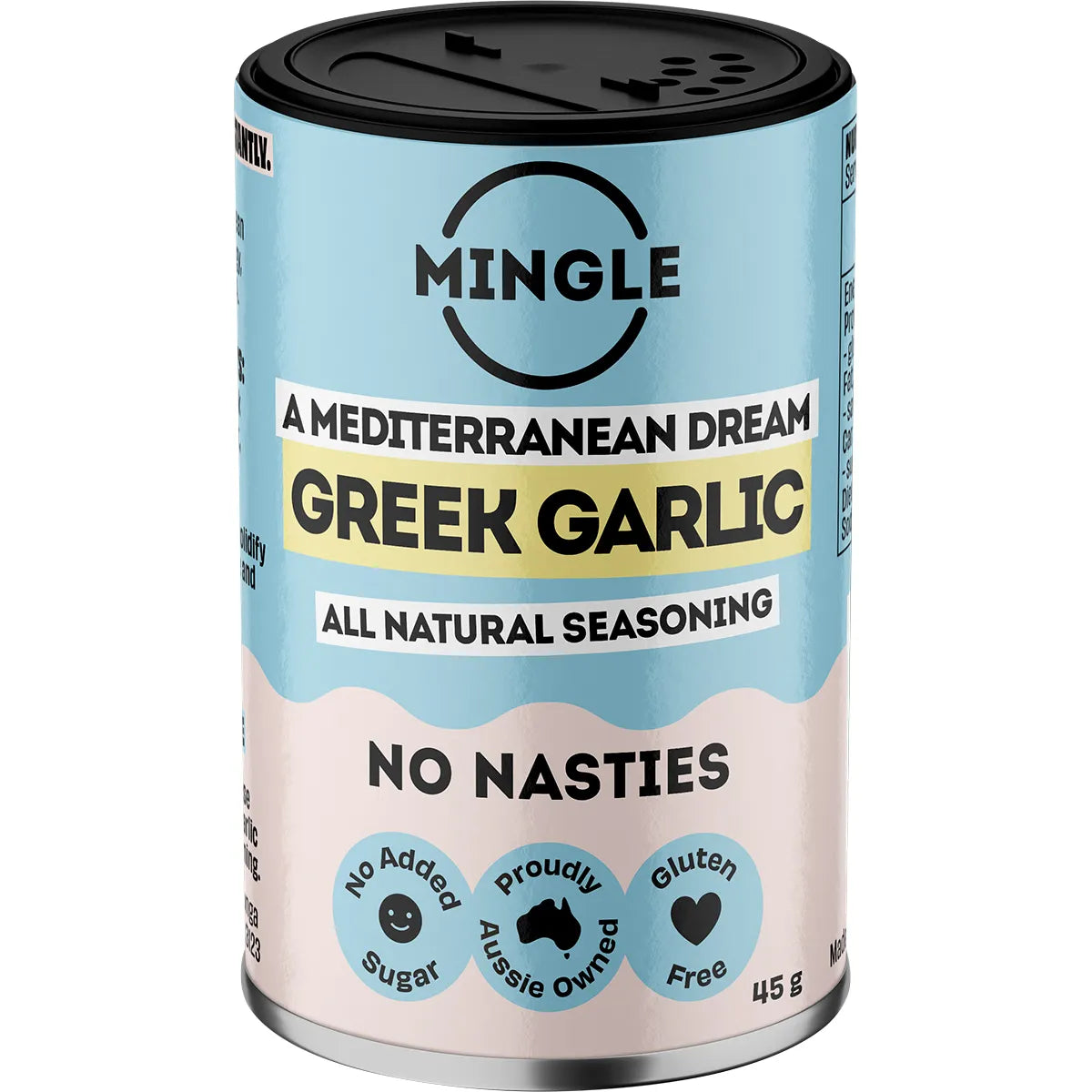 Mingle Greek Garlic All Natural Seasoning 45g