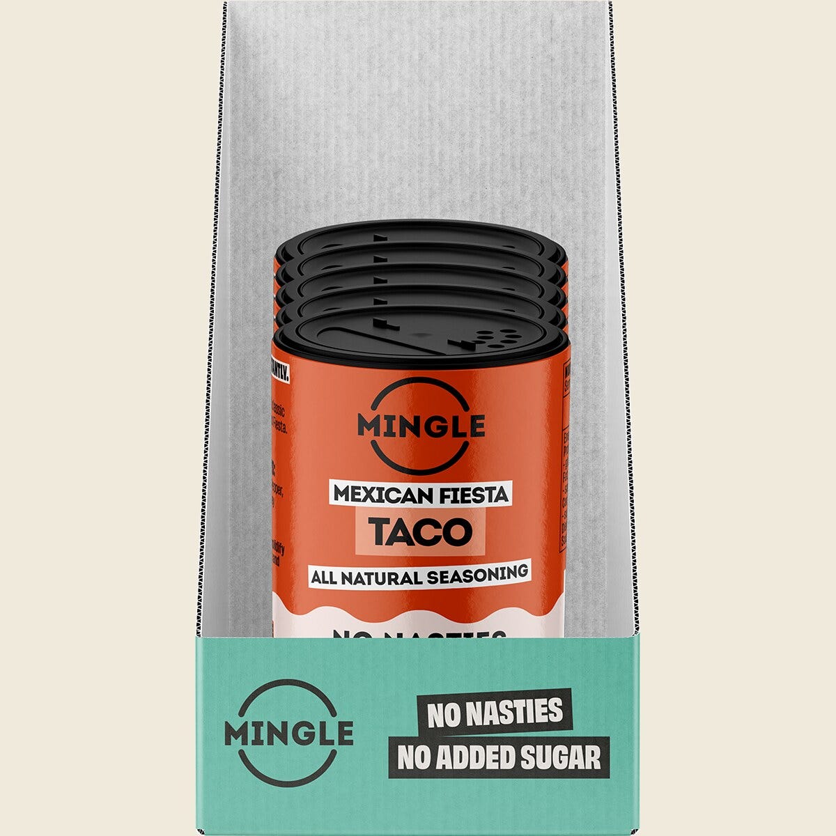 Mingle Spicy Mexican Fiesta Taco All Natural Seasoning 50g display