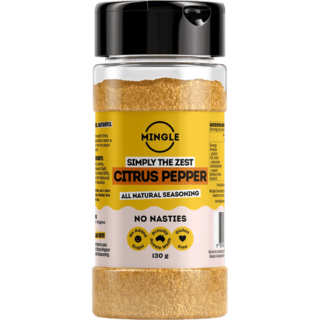 Mingle Lemon Pepper All Natural Seasoning 130g front