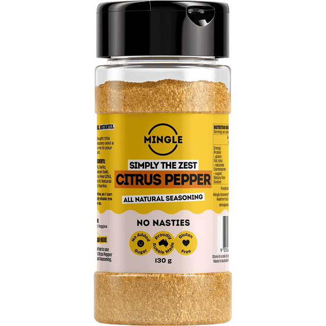 Mingle Lemon Pepper All Natural Seasoning 130g front