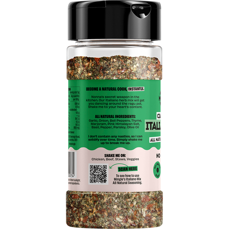 Mingle Italiano Mix All Natural Seasoning 100g left side
