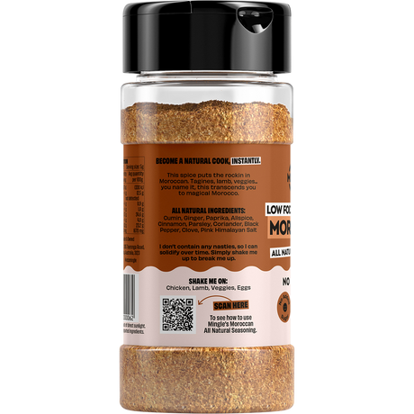 Mingle Moroccan All Natural Seasoning 110g left side