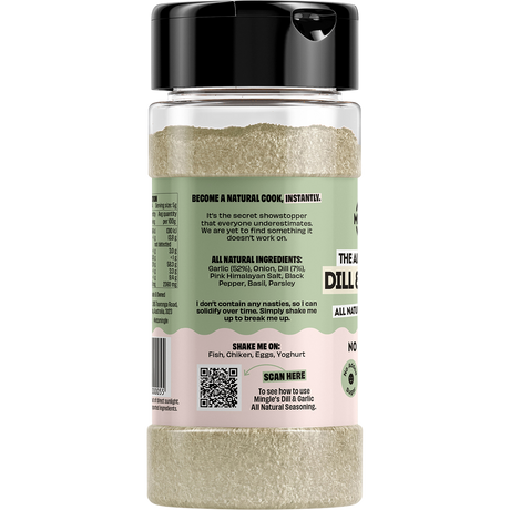 Mingle Dill & Garlic All Natural Seasoning 120g left side