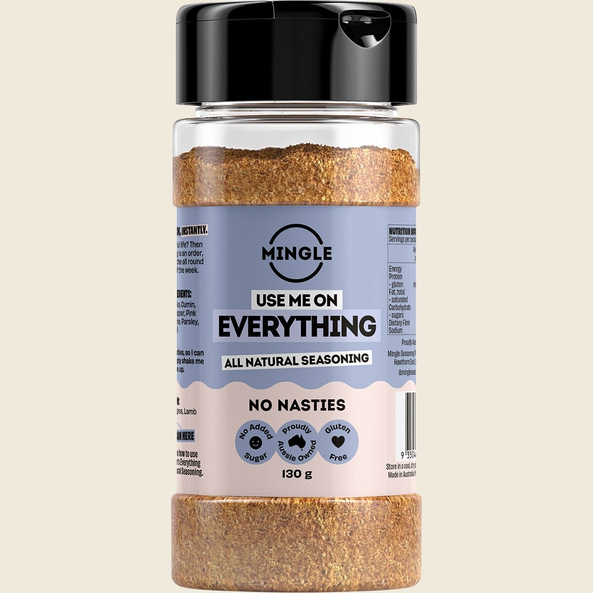 Mingle Use Me On Everything All Natural Seasoning 130g Front