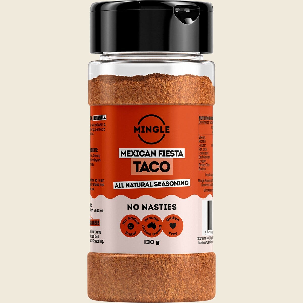 Mingle Mexican Fiesta Taco All Natural Seasoning 130g