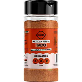 Mingle Mexican Fiesta Taco All Natural Seasoning 130g front