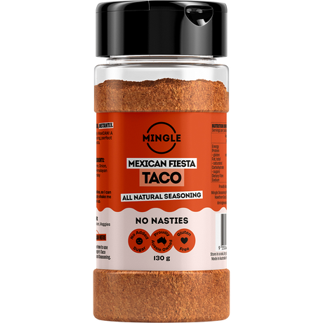 Mingle Mexican Fiesta Taco All Natural Seasoning 130g front