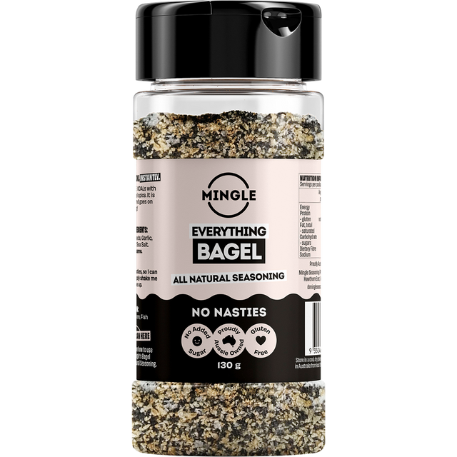 Mingle Everything Bagel All Natural Seasoning 130g front