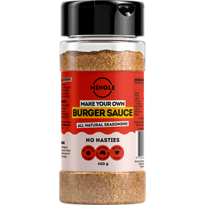Mingle Burger Sauce All Natural Seasoning 140g front