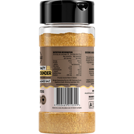 Mingle Meat All Rounder All Natural Seasoned Salt 140g right side