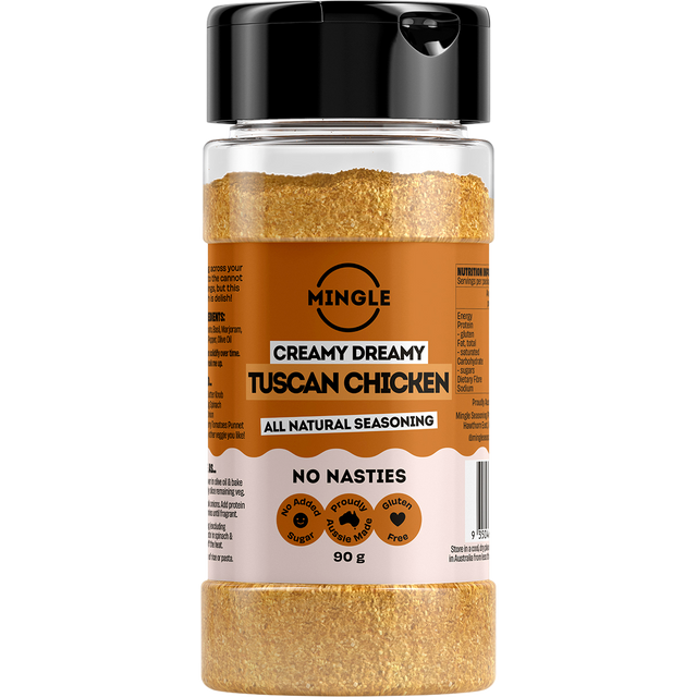 Mingle Tuscan Chicken All Natural Seasoning 90g front