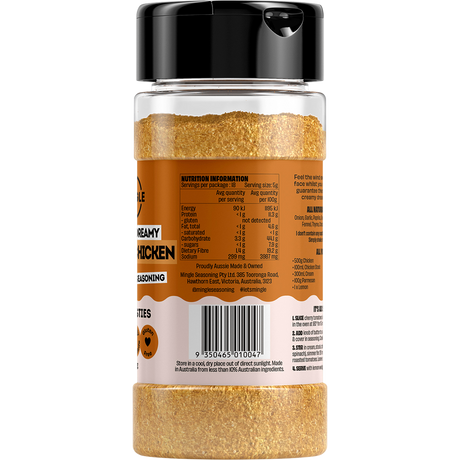 Mingle Tuscan Chicken All Natural Seasoning 90g right side