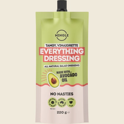 Mingle Everything All Natural Salad Dressing 220g x 8-pack front